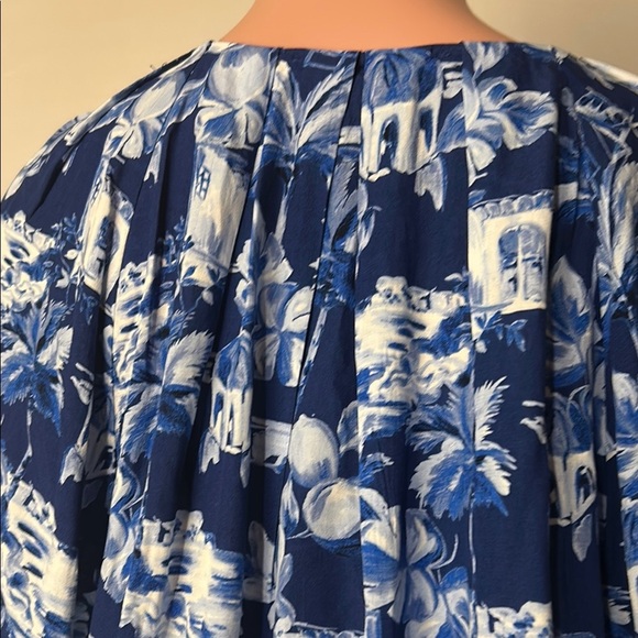 Loft Women’s Top Shirt Blouse V-Neck Short Sleeves Size Xtra Large - Picture 9 of 13